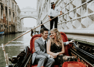 Couple in Gondola in Venice